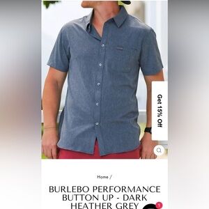 Men’s NWT Burlebo size Medium shirt
